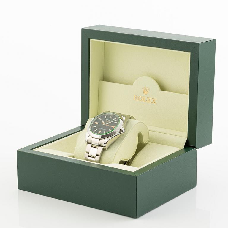 Rolex, Milgauss, armbandsur, 40 mm.