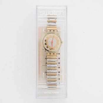 Swatch, Perlace, wristwatch, 25 mm.