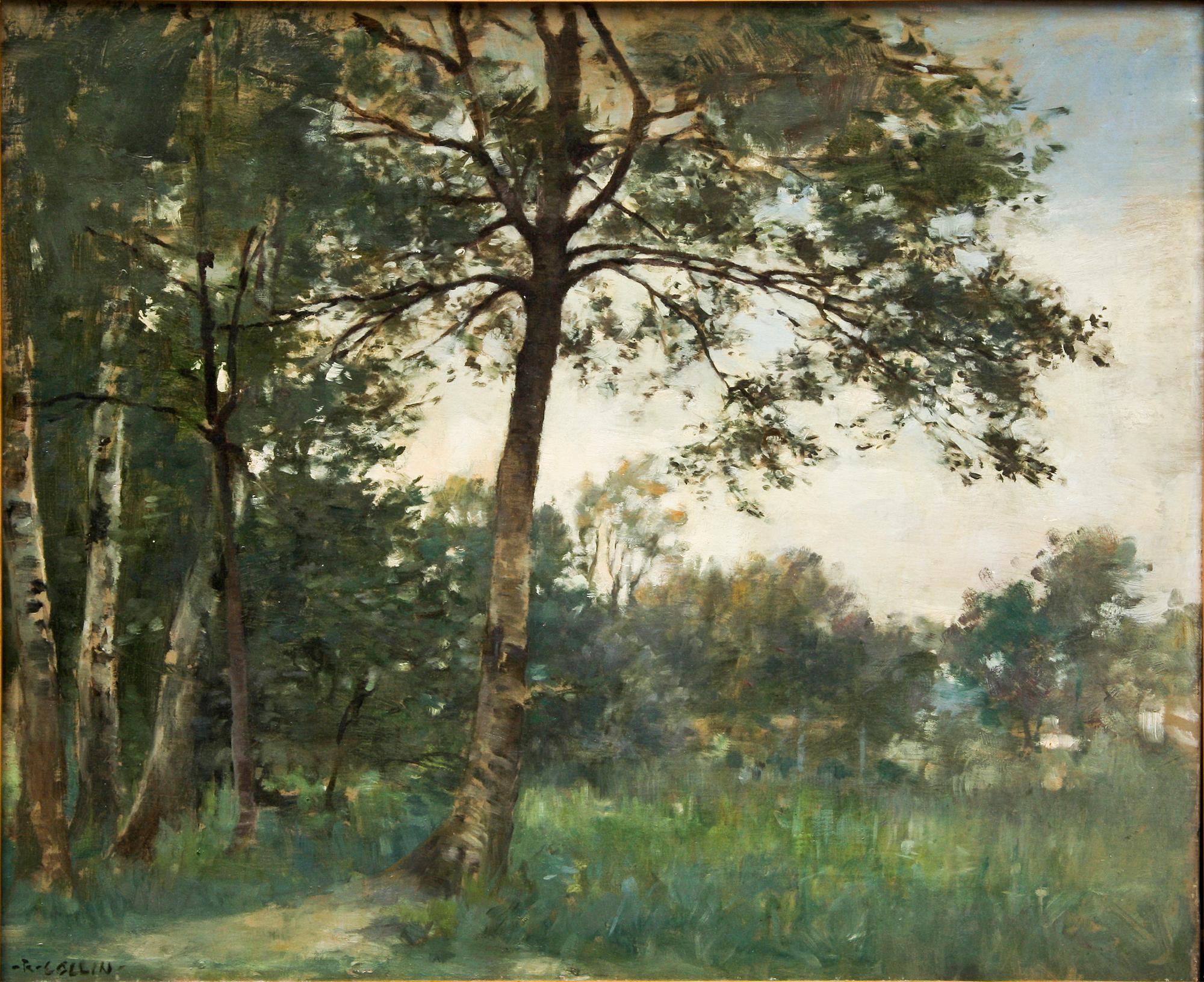 RAPHAËL COLLIN, olja på duk, sign.