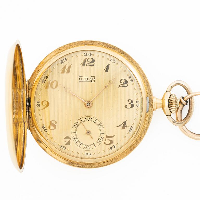 L.U.C., “Chopard”, pocket watch, hunter, 51 mm.