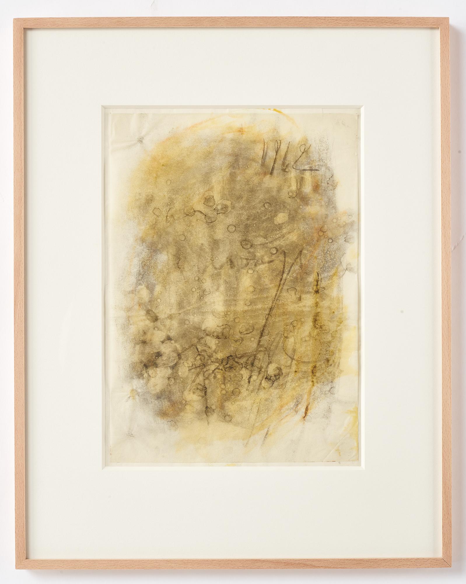 Eddie Figge, mixed media on thin paper, signed and dated 1962.