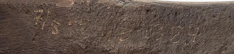 BARBRO BÄCKSTRÖM, Skulptur, brons, numrerad 7/8, signerad BB/HB, daterad 1984.