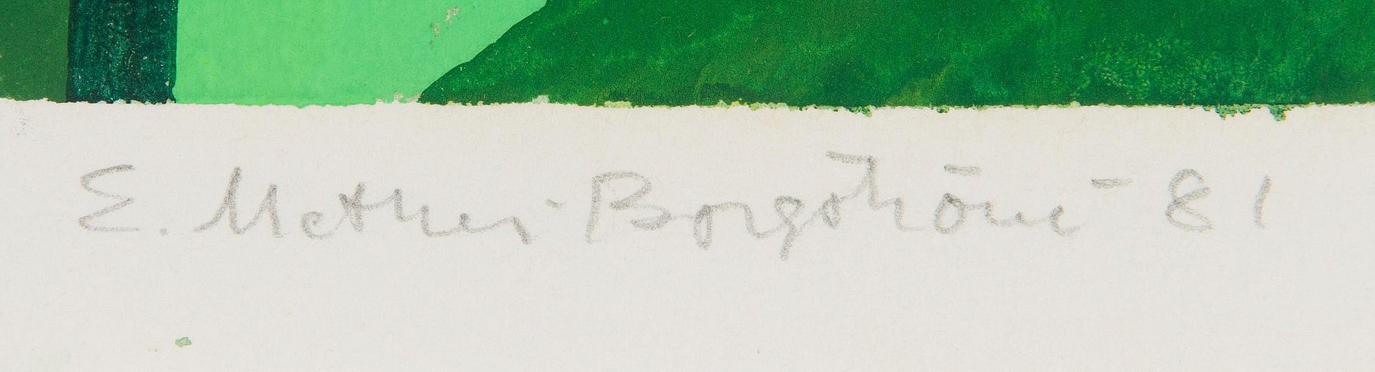 Ernst Mether-Borgström, Sommitelma.