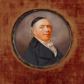 JOHAN ERIK BOLINDER, a miniature gouache, signed.