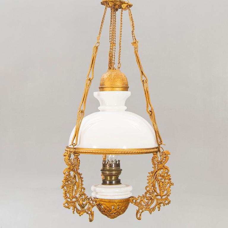 Lamp, around 1900.