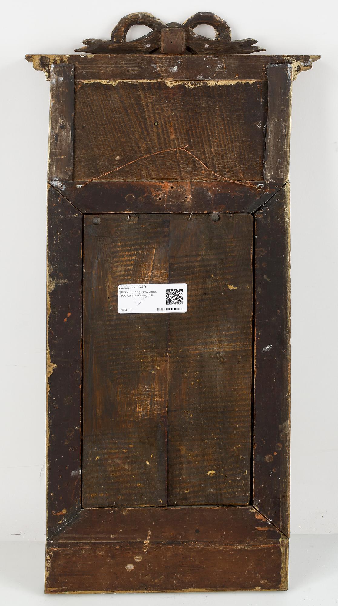 SPEGEL, sengustaviansk, 1800-talets första hälft.