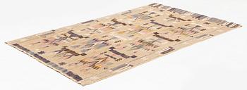 Annie Frykholm, a drape, "Buketter", flat weave, ca 244 x 144 cm, unsigned.