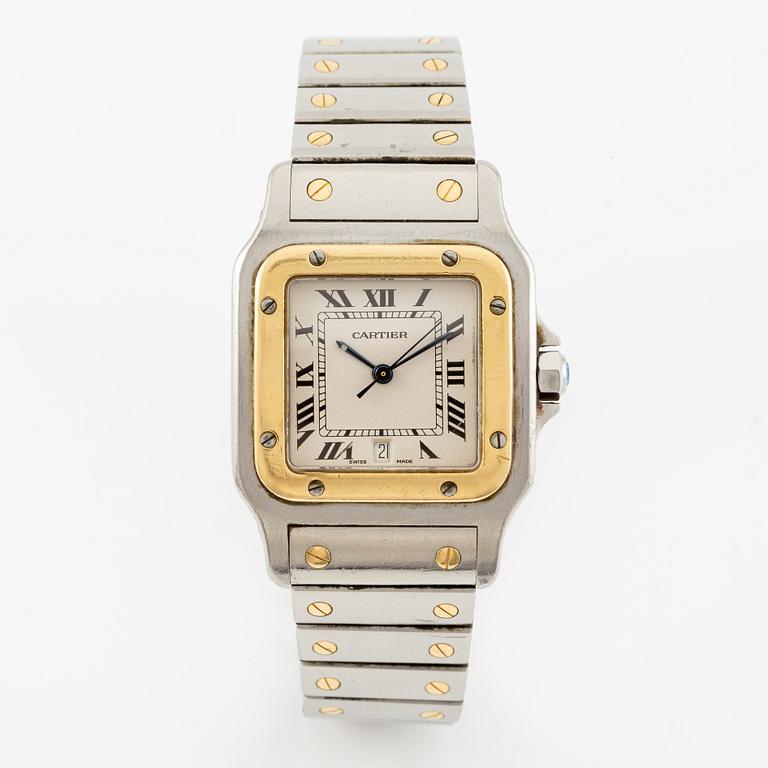 Cartier, Santos Galbée, armbandsur, 29 x 29 (41) mm.