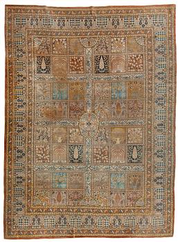 CARPET. Antique Tabriz. 395,5 x 283,5 cm.