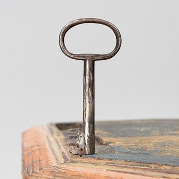 A Swedish folk art cupboard from Hälsingland, early 19th century.