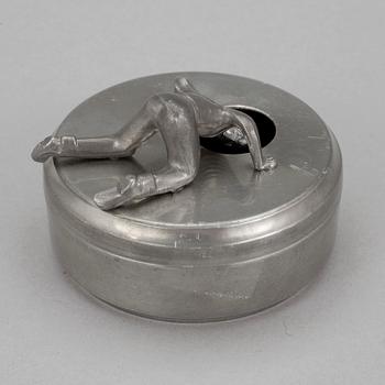 A 1930´s pewter box by Widerholm and Dahlberg in Eskilstuna, Sweden.