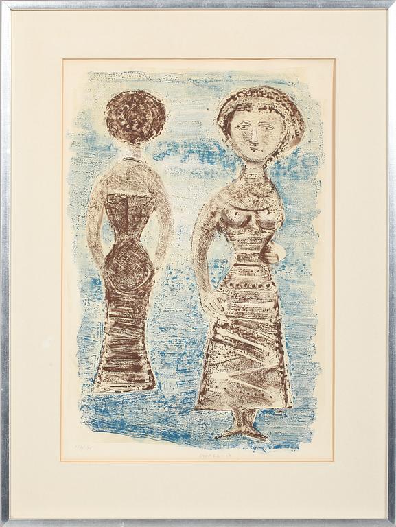 MASSIMO CAMPIGLI, färglitografi, signerad och numrerad 167/175.