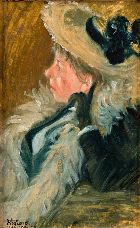 Helmer Osslund, Ung skotska.