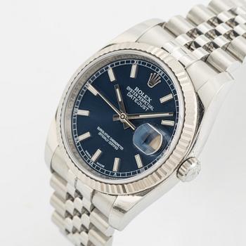 Rolex, Oyster Perpetual, Datejust, armbandsur, 36 mm.