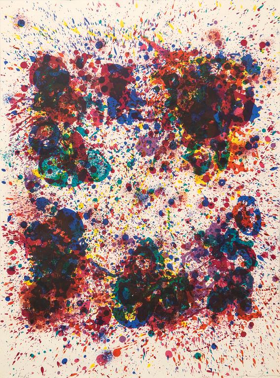 Sam Francis, "Spun for James Kirsch (L. S3)" 1972.