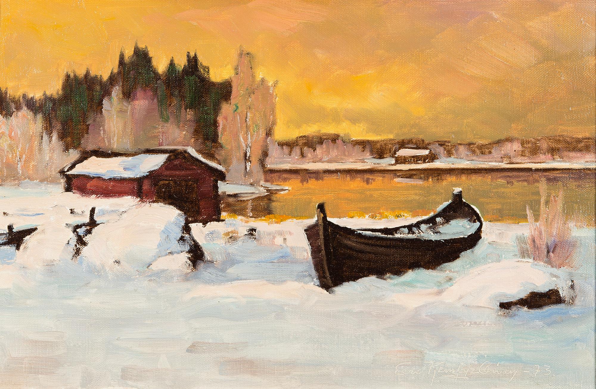 EERO KEMPPAINEN, olja på duk, signerad och daterad -73.