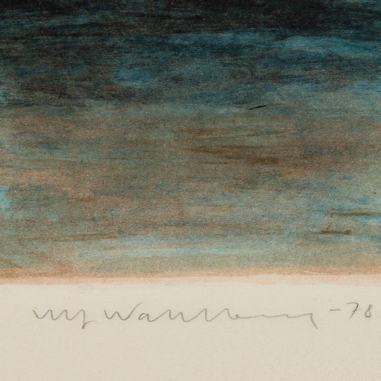 ULF WAHLBERG, litografph in colours, 1978, signed 284/310.