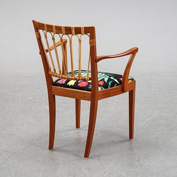 A mahogany model 1165 armchair by Josef Frank for Frima Svenskt Tenn.