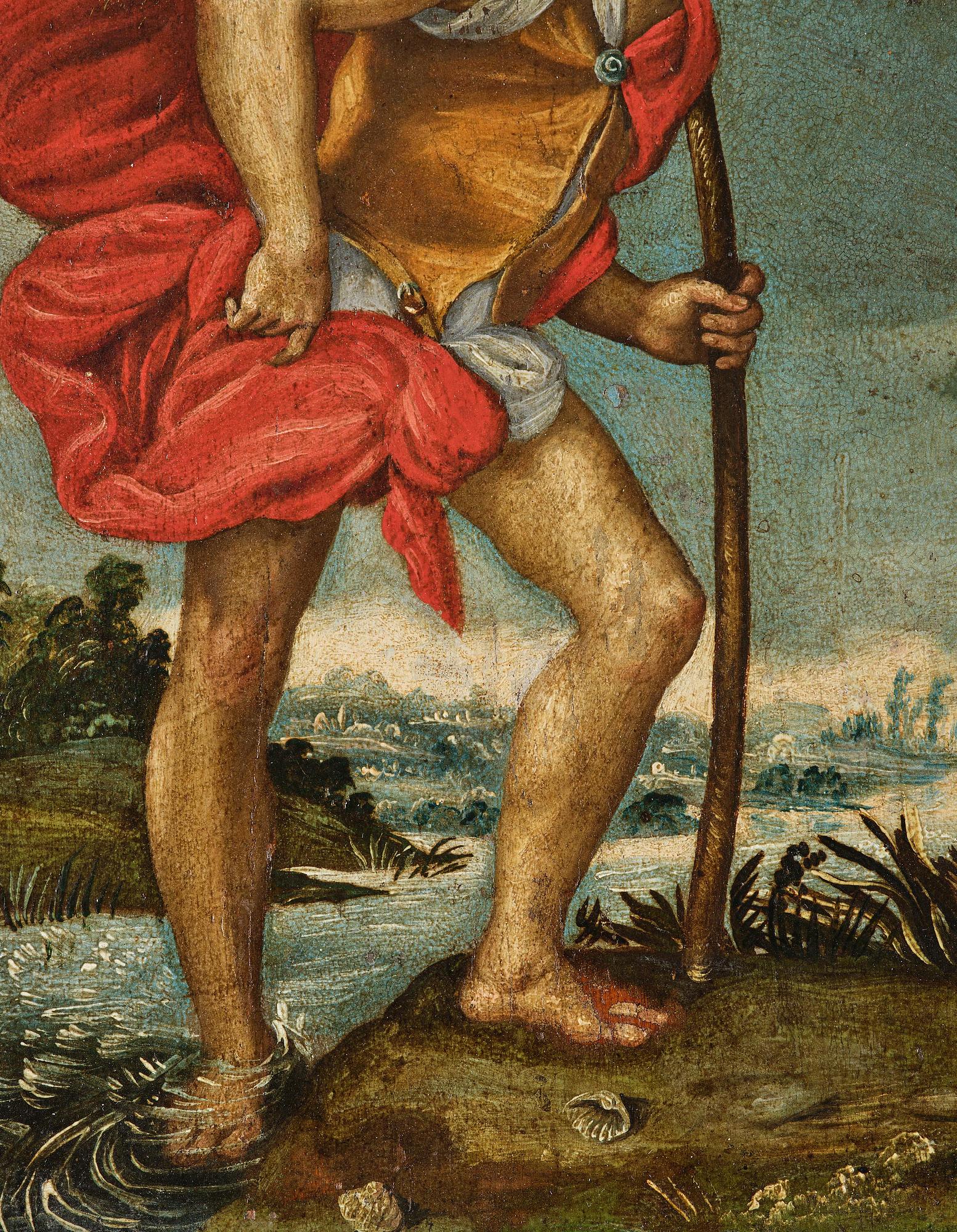 Adriaen Isenbrandt, circle of/follower of, St Christopher.