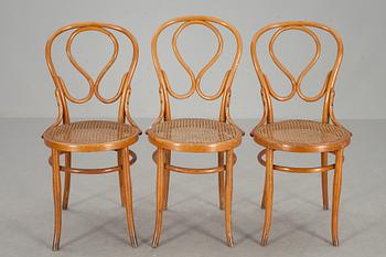 STOLAR, 3 st, J & J Kohn, 1900-talets början, märkta.