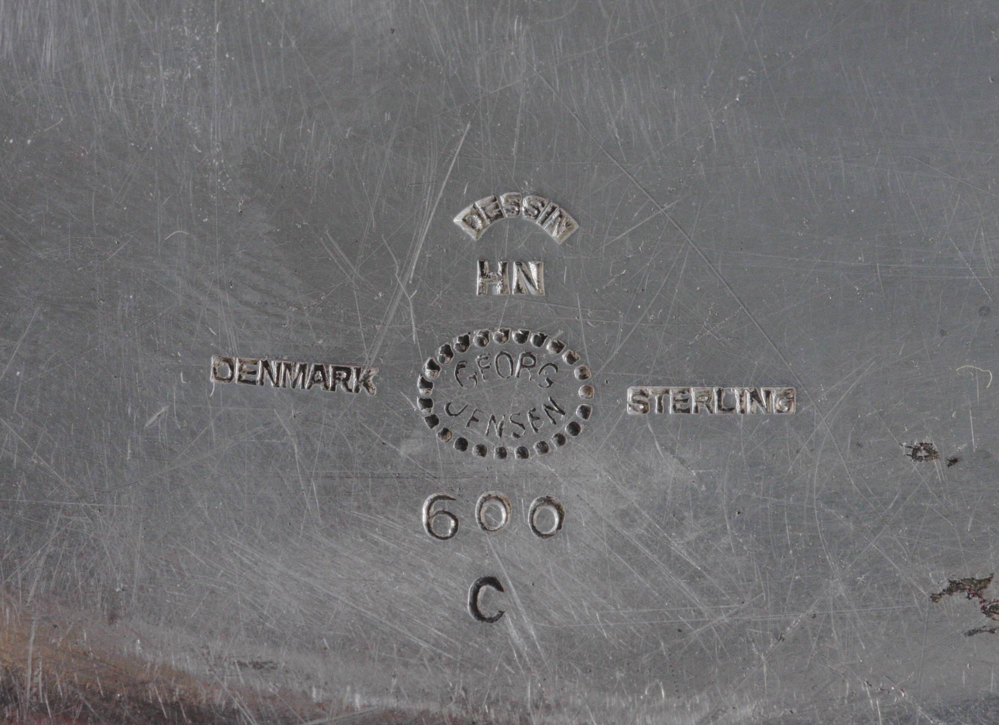 TALLRIK, Sterling, Georg Jensen.