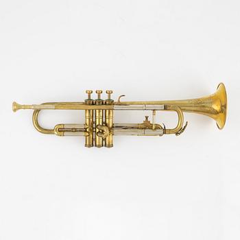 An 'Emperor' trumpet by Boosey & Hawkes.