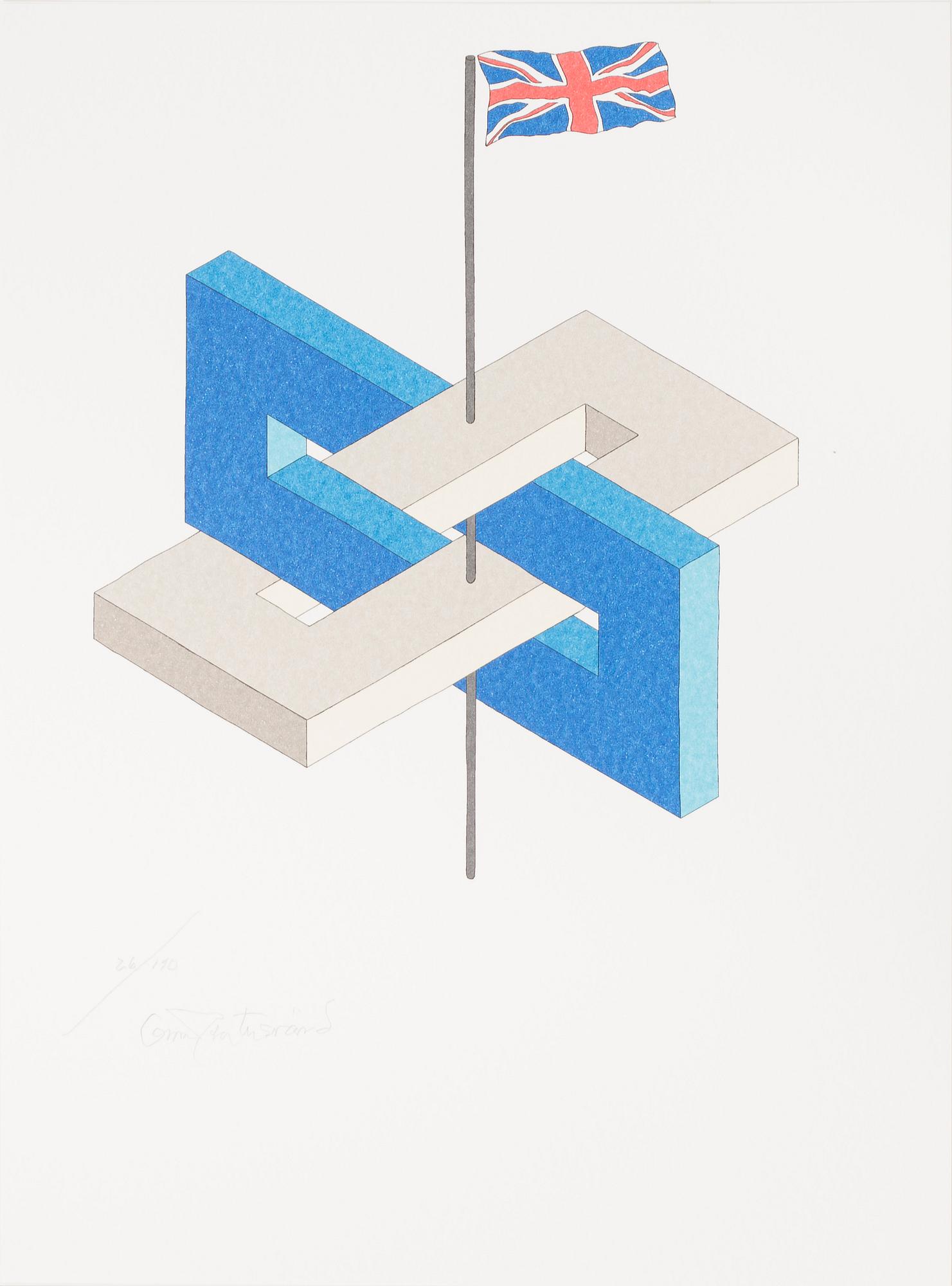 OSCAR REUTERSVÄRD, 15 litographs in folder, signed and numbered 26/190.