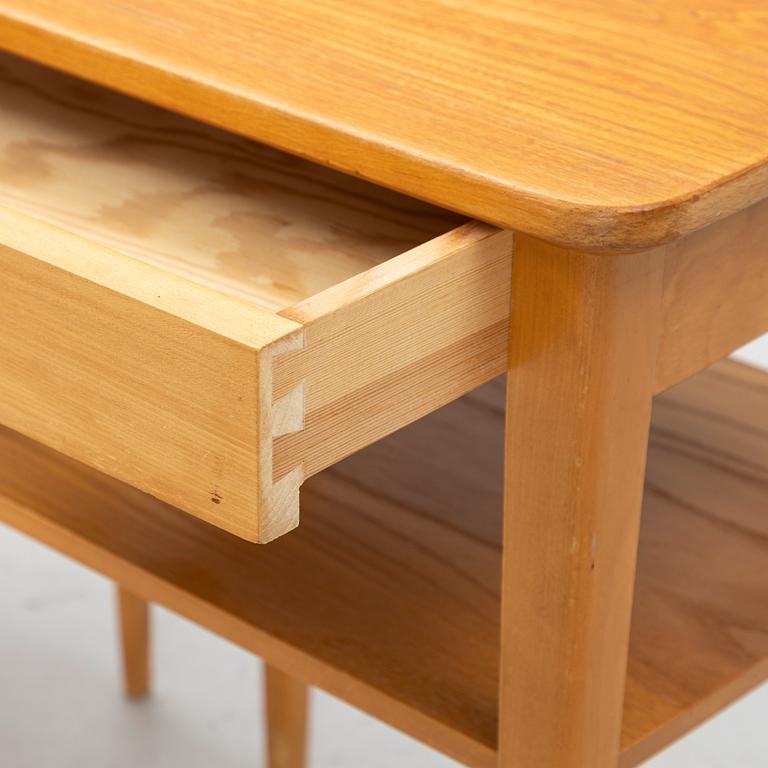 A pair of bedside tables, mid 20th century.