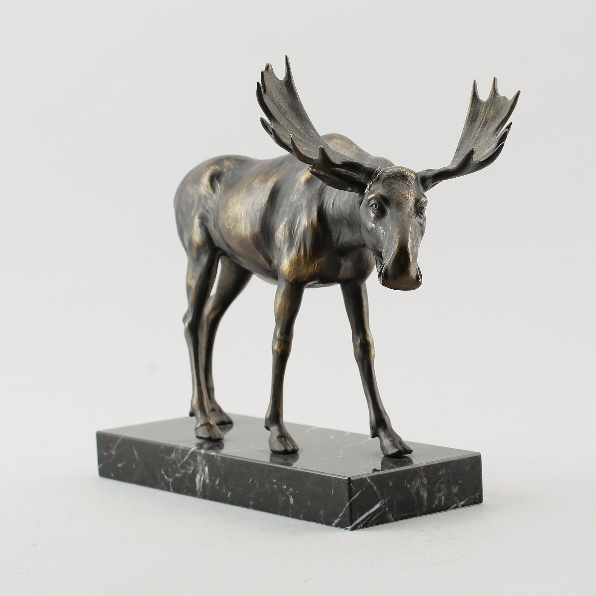 SKULPTUR, brons, 1900-talets andra hälft.