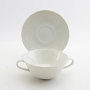 Broth cups 10 pcs Hutschenreuther Germany mid/second half of the 20th century porcelain.