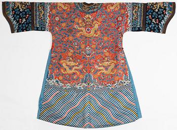 ROCK, broderat siden. Qingdynastin, 1800-tal.