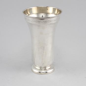 POKAL, silver, GAB, Stockholm, 1918. Vikt 461 gram.