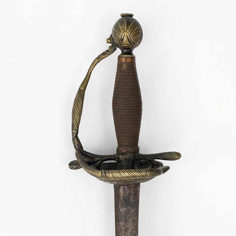 Sword, Rococo style, likely late 18th century.