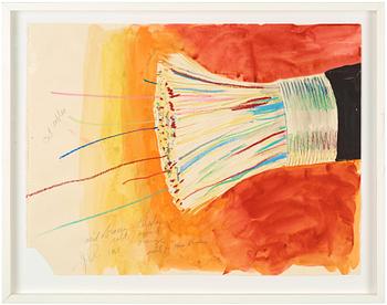 James Rosenquist, "Sketch for Horse Blinders".