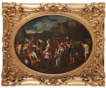 882. Domenico Zampieri (Il Domenichino) follower of, The Family of Darius before Alexander the Great.