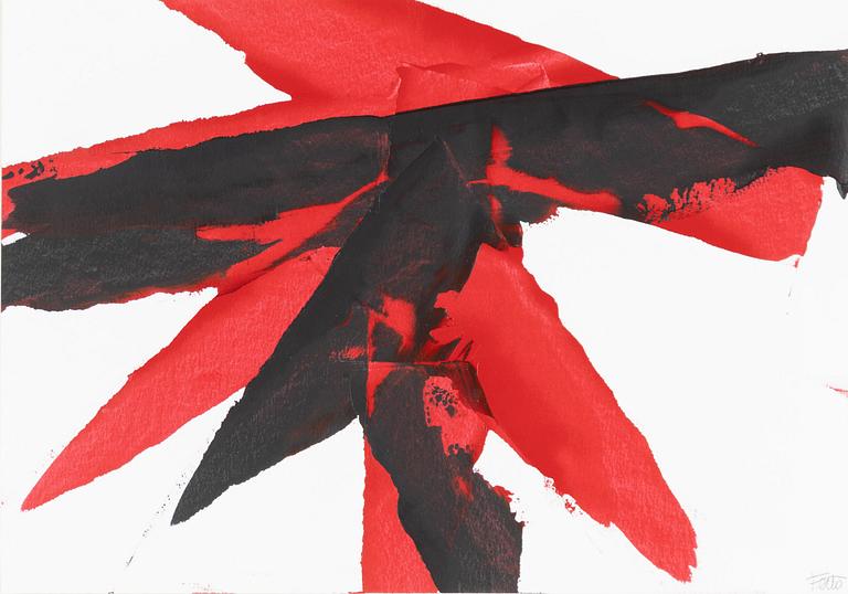 Luis Feito, Untitled.