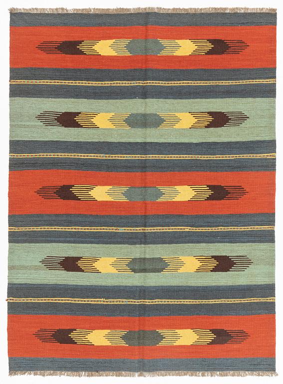 A persian kilim,  ca 242 x 181 cm.