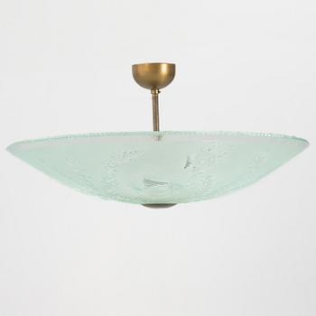 A ceiling light, 1930's/40's.