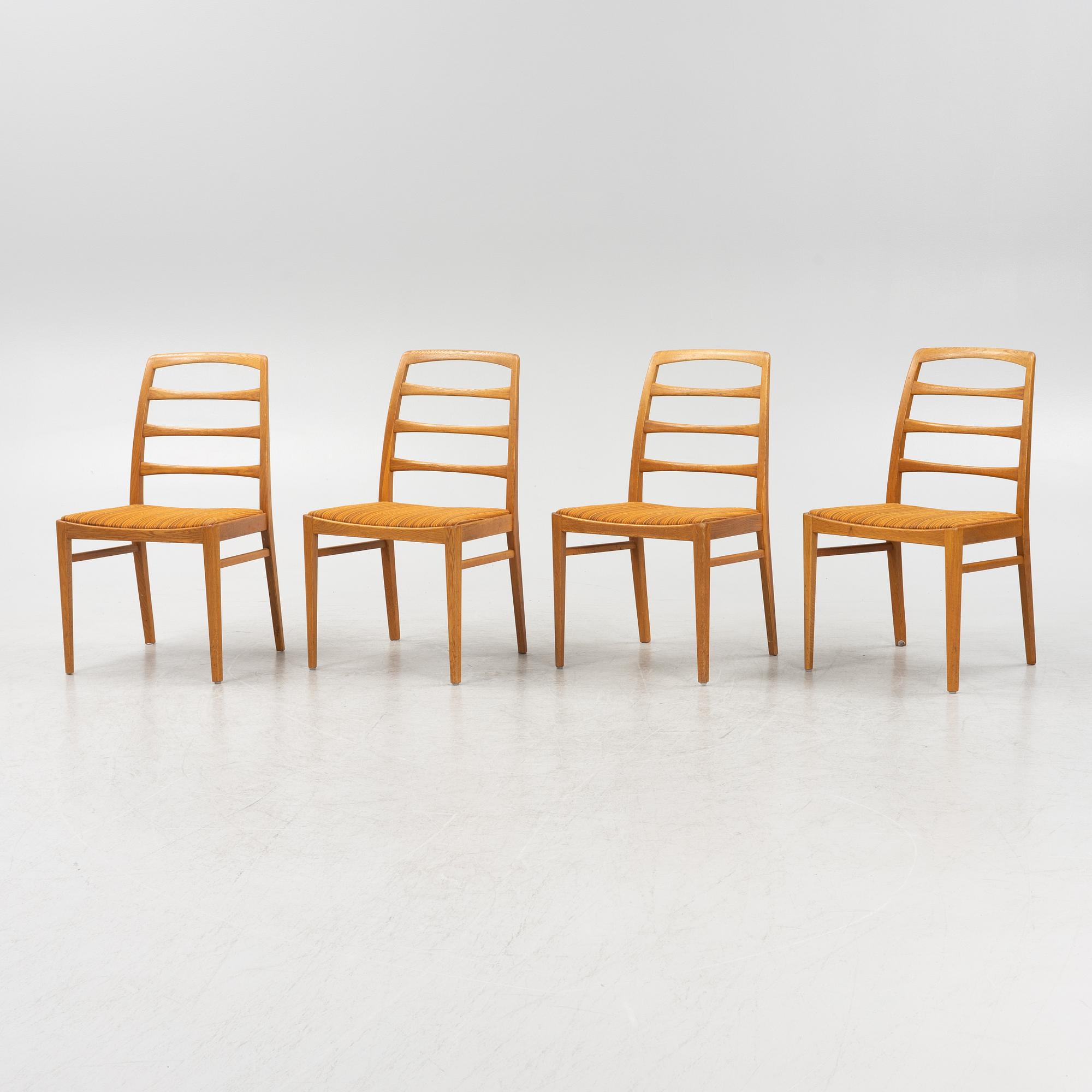 Bertil Fridhagen, stolar, 4 st, "Reno 4", Bodafors, 1950-tal.