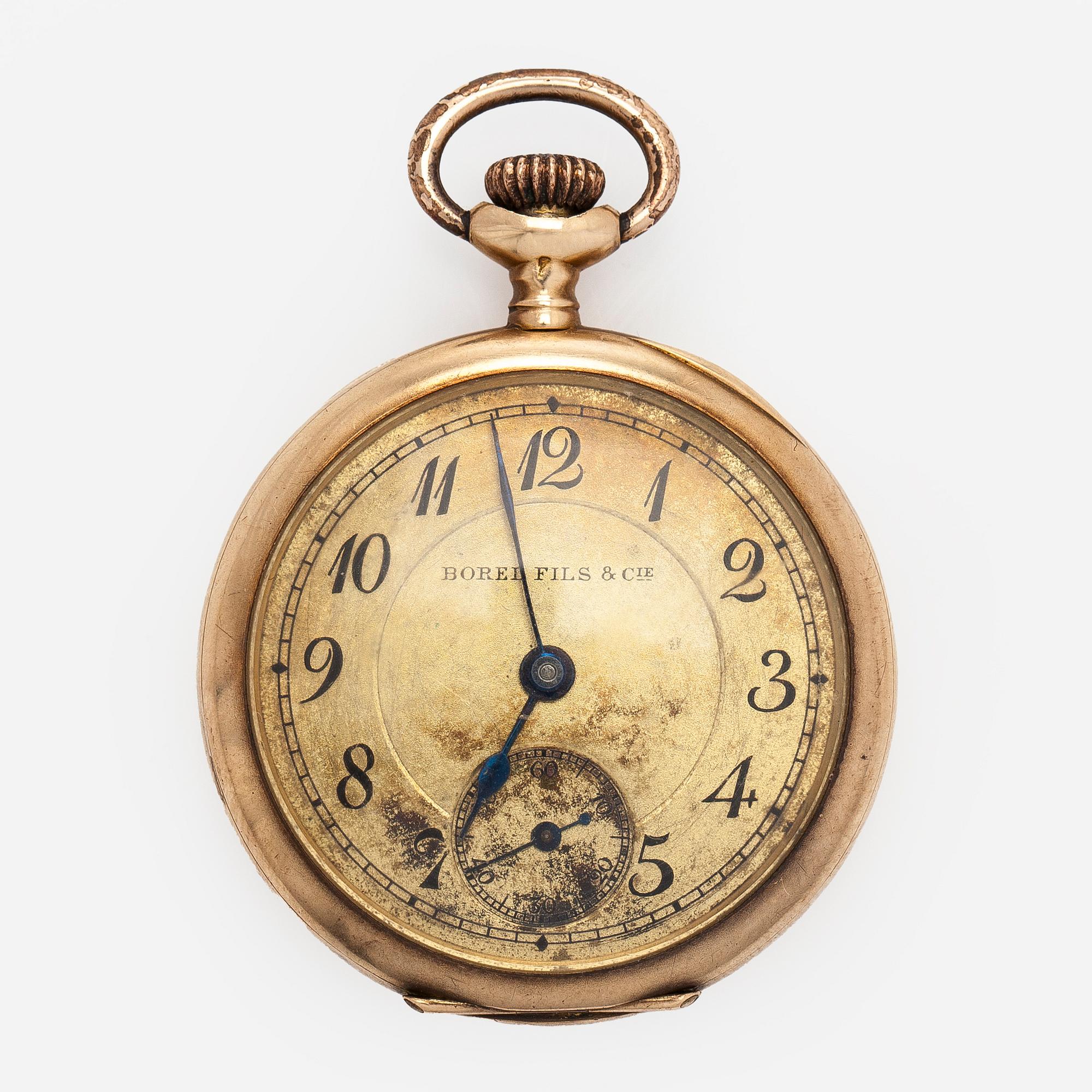 Borel Fils & Cie, fickur/mormorsur, 33,5 mm.