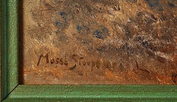 MOSSE STOOPENDAAL, olja på duk, sign.