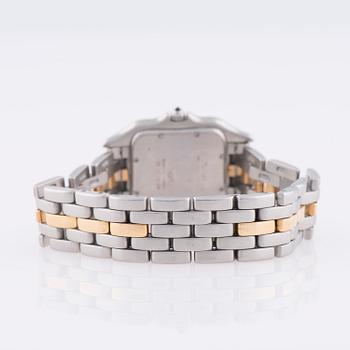 ARMBANDSUR, herr, Cartier, Santos, quartz, stål och guld.