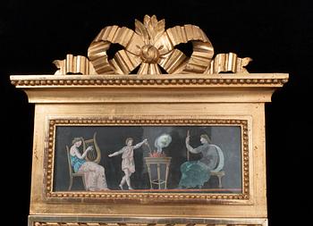 SPEGEL. Sengustaviansk, omkring år 1800.