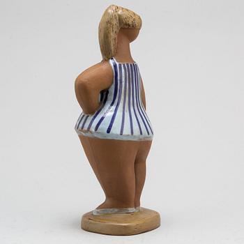 LISA LARSON, a 'Dora' stoneware figurine, from ABC-Flickorna, Gustavsberg.