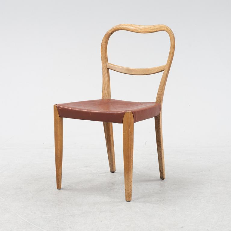 Axel Larsson, a Swedish Modern oak chair, Svenska Möbelfabrikerna Bodafors, 1930's/40's.