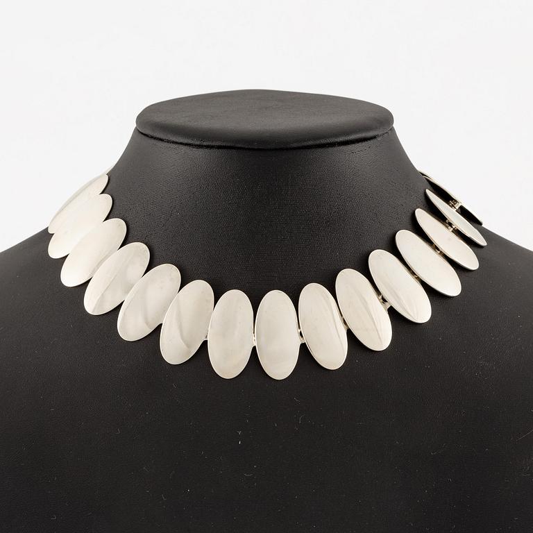 Niels Erik From, collier sterlingsilver, Danmark.