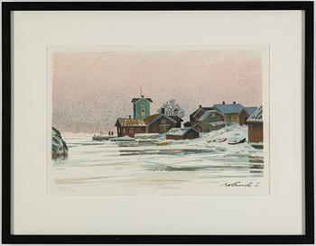 ROLAND SVENSSON, lithograph in colours, signed 294/350.