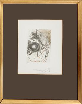 Salvador Dalí, "L'Enfer des Beautes cruelles" from "Le Décameron".