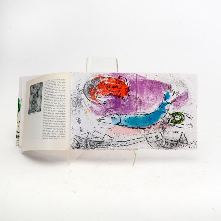 Marc Chagall, book Jaques Lassaigne, Maeght Éditeur, Paris, 1957, with 15 lithographs.