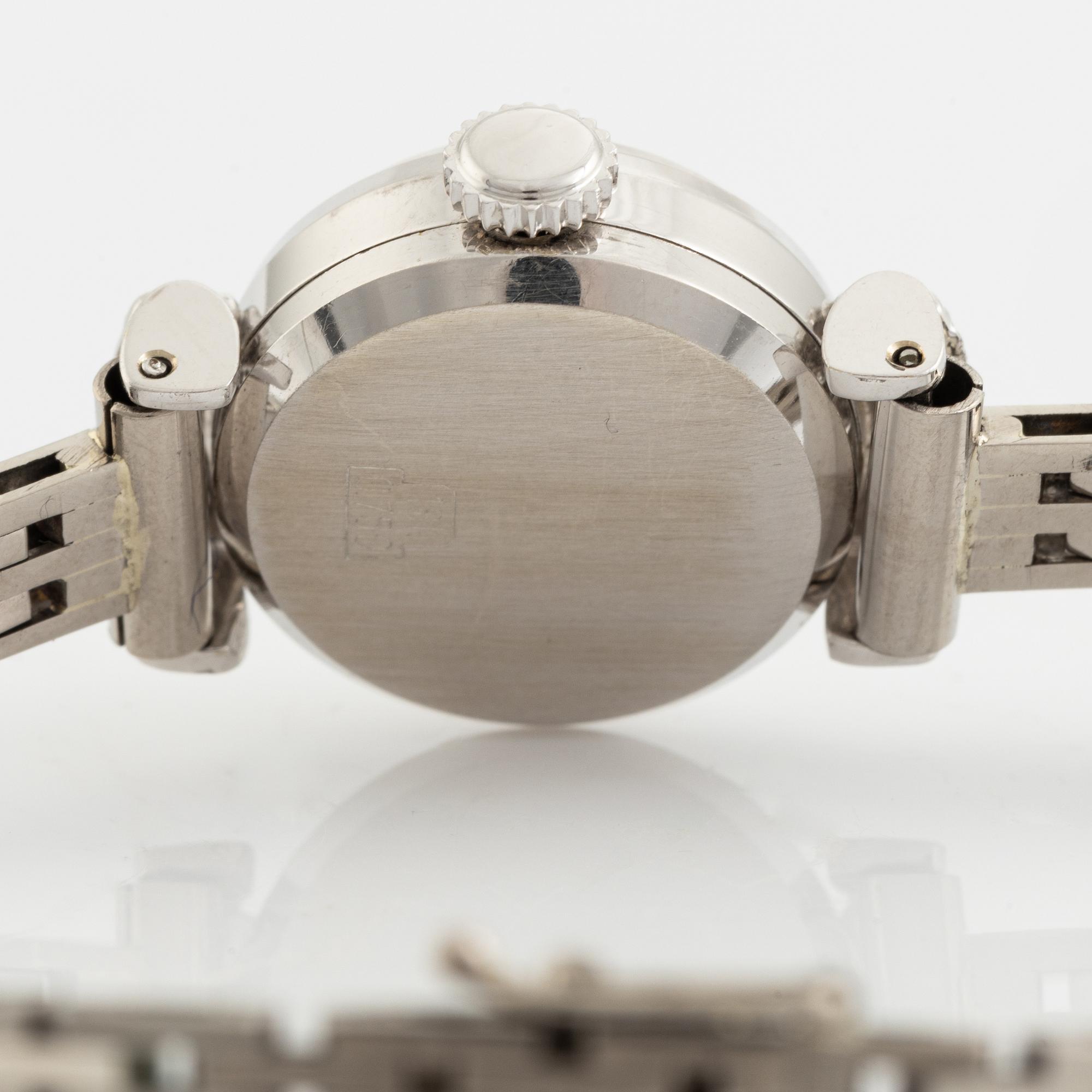 White gold and diamond ladies watch, Arctos Incabloc.